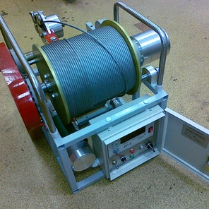 Переносная каротажная лебедка СПО-П-500 мини